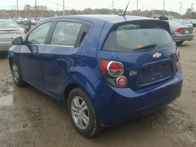 1G1JC6SG9D4249834 - 2013 CHEVROLET SONIC LT BLUE photo 3