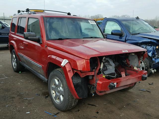 1J8HG58N26C306144 - 2006 JEEP COMMANDER RED photo 1