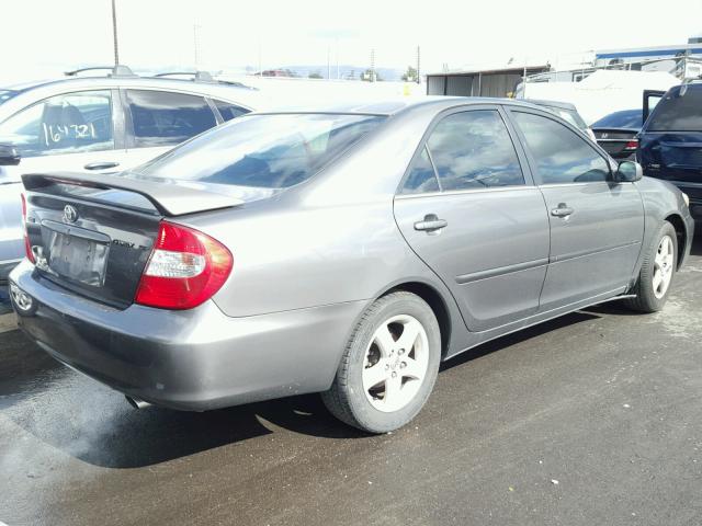 JTDBE32K630141511 - 2003 TOYOTA CAMRY LE GRAY photo 4