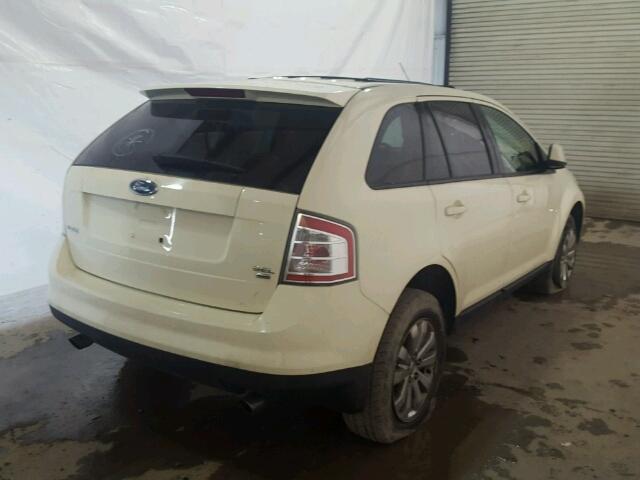 2FMDK48C67BA96044 - 2007 FORD EDGE SEL WHITE photo 4