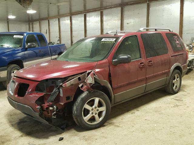 1GMDV33LX5D220378 - 2005 PONTIAC MONTANA SV BURGUNDY photo 9