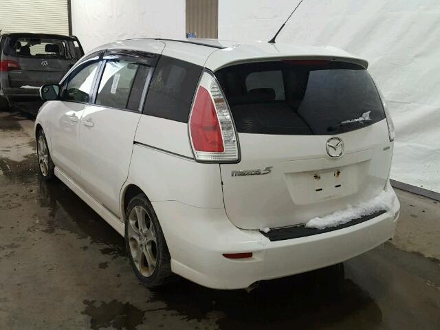 JM1CR2WL4A0364083 - 2010 MAZDA 5 WHITE photo 3