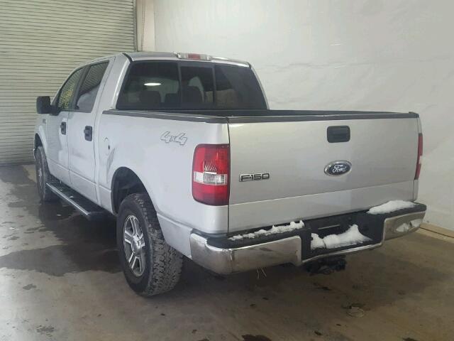 1FTPW14588FA13922 - 2008 FORD F150 SUPER SILVER photo 3