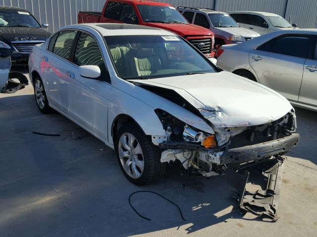 1HGCP36809A034925 - 2009 HONDA ACCORD EXL WHITE photo 1