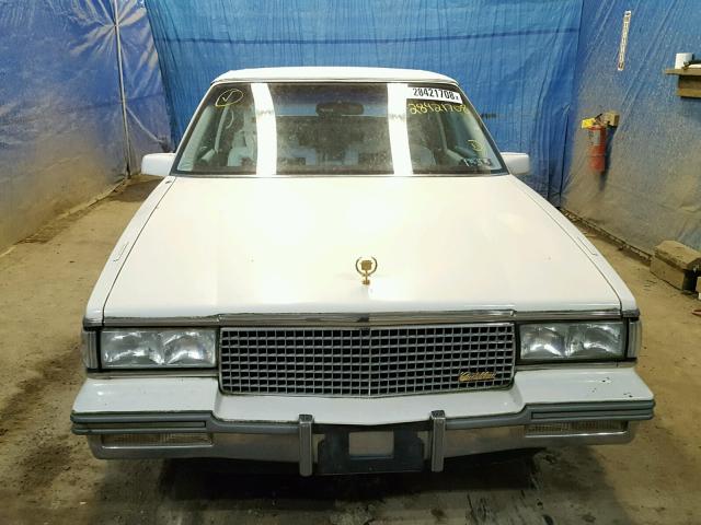 1G6CD1155J4304181 - 1988 CADILLAC DEVILLE WHITE photo 9