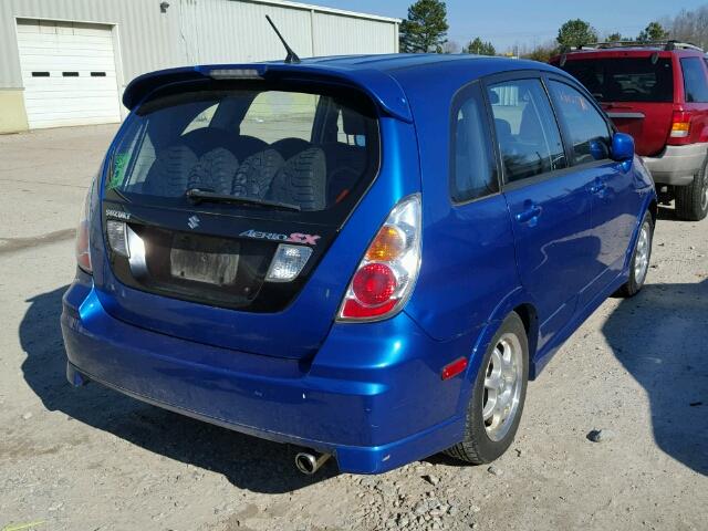 JS2RC61H455300453 - 2005 SUZUKI AERIO SX BLUE photo 4