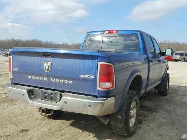 3C6TR5FJ4FG646217 - 2015 RAM 2500 LARAM BLUE photo 4