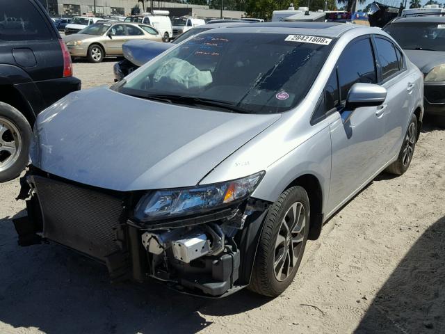 19XFB2F88FE025130 - 2015 HONDA CIVIC EX SILVER photo 2