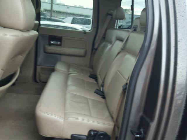 1FTPW14565KE67198 - 2005 FORD F150 SUPER BROWN photo 6