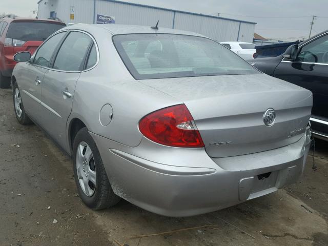 2G4WC582771249653 - 2007 BUICK LACROSSE C SILVER photo 3