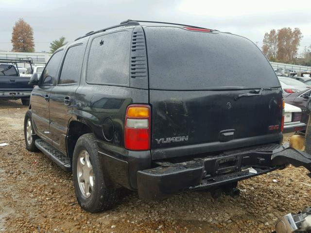 1GKEK63U21J275287 - 2001 GMC DENALI BLACK photo 3