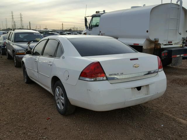 2G1WB55K369311621 - 2006 CHEVROLET IMPALA LS WHITE photo 3