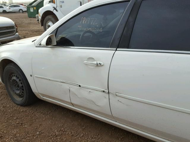 2G1WB55K369311621 - 2006 CHEVROLET IMPALA LS WHITE photo 9