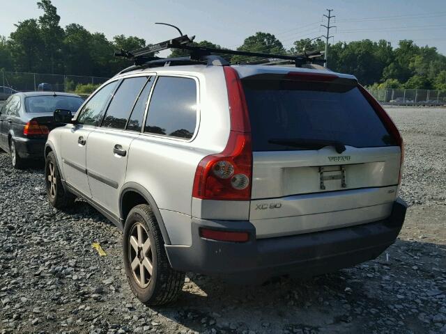 YV4CZ592X61238992 - 2006 VOLVO XC90 SILVER photo 3