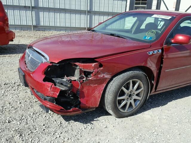 1G4HD57216U204234 - 2006 BUICK LUCERNE CX RED photo 10