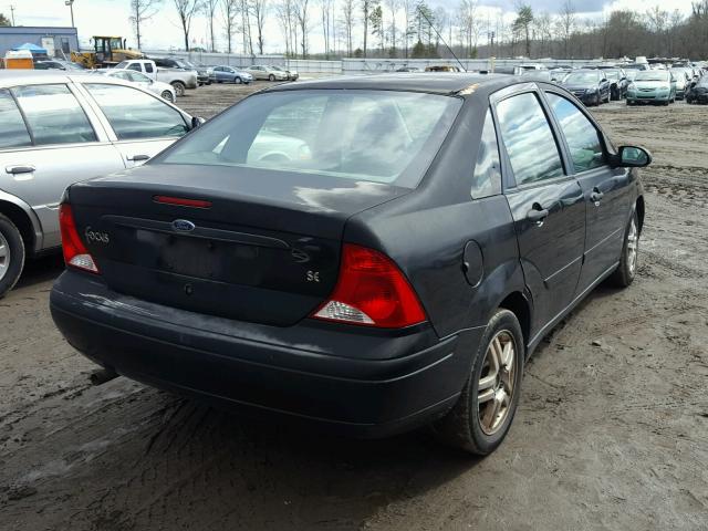 1FAFP34P51W153217 - 2001 FORD FOCUS SE BLACK photo 4