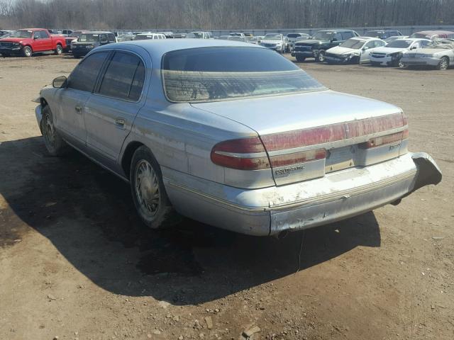 1LNLM97V2VY660228 - 1997 LINCOLN CONTINENTA BLUE photo 3