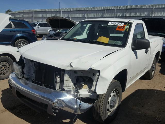 1GCCS149778110187 - 2007 CHEVROLET COLORADO WHITE photo 2