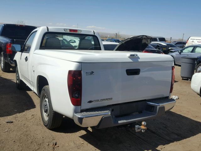 1GCCS149778110187 - 2007 CHEVROLET COLORADO WHITE photo 3