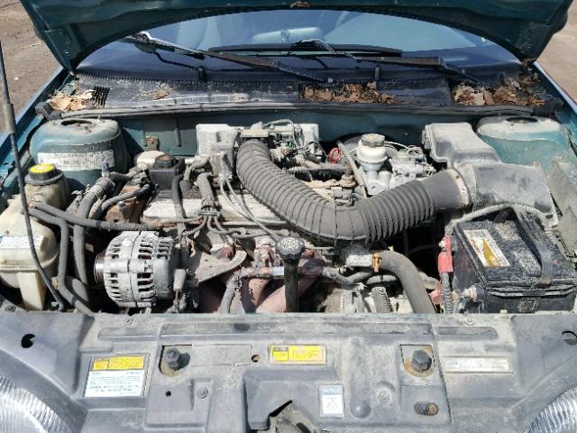 1G1JC1242VM143817 - 1997 CHEVROLET CAVALIER B GREEN photo 7