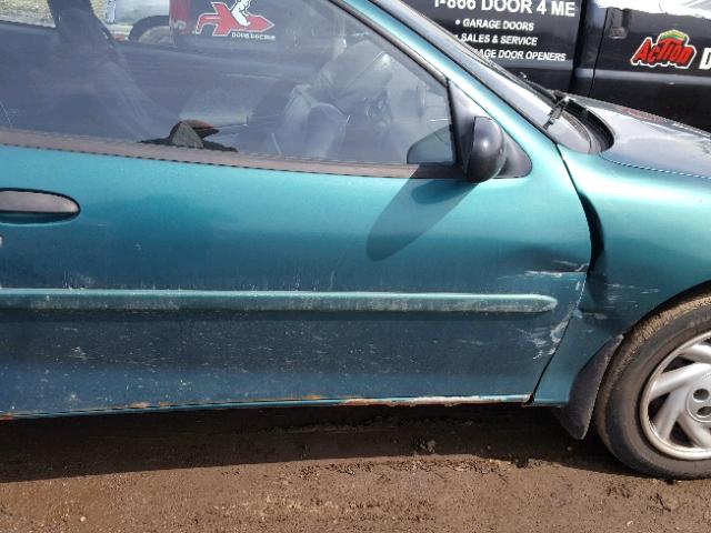 1G1JC1242VM143817 - 1997 CHEVROLET CAVALIER B GREEN photo 9