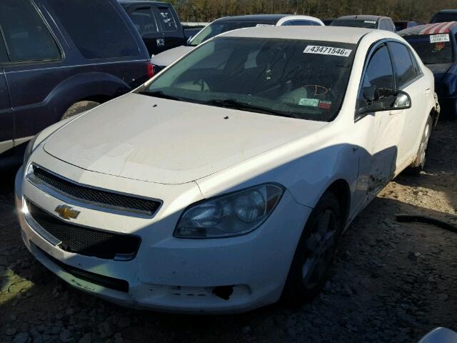 1G1ZG57B48F153652 - 2008 CHEVROLET MALIBU LS WHITE photo 2