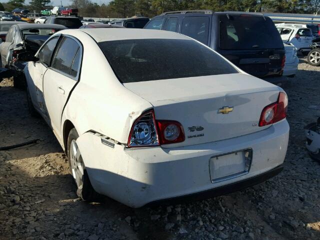 1G1ZG57B48F153652 - 2008 CHEVROLET MALIBU LS WHITE photo 3