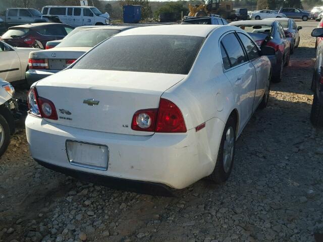 1G1ZG57B48F153652 - 2008 CHEVROLET MALIBU LS WHITE photo 4