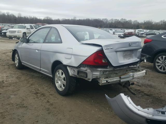 1HGEM22093L072791 - 2003 HONDA CIVIC EX Gümüş foto 3
