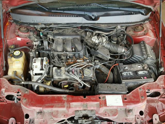 1FAFP56U75A312272 - 2005 FORD TAURUS SEL BURGUNDY photo 7