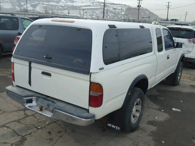 4TAWN72N9WZ157698 - 1998 TOYOTA TACOMA XTR WHITE photo 4