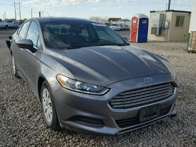 3FA6P0G79DR298374 - 2013 FORD FUSION S CHARCOAL photo 1