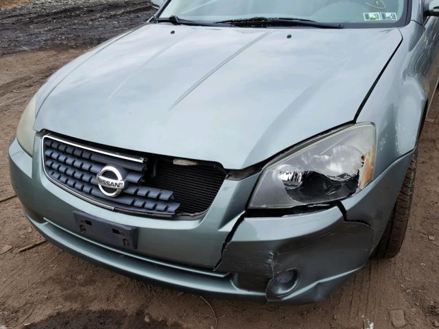 1N4AL11D65C358721 - 2005 NISSAN ALTIMA S GREEN photo 9