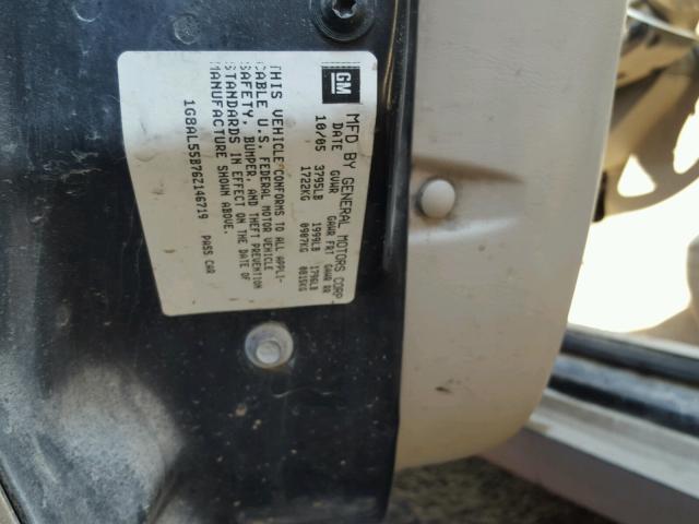 1G8AL55B76Z146719 - 2006 SATURN ION LEVEL 棕色 照片 10