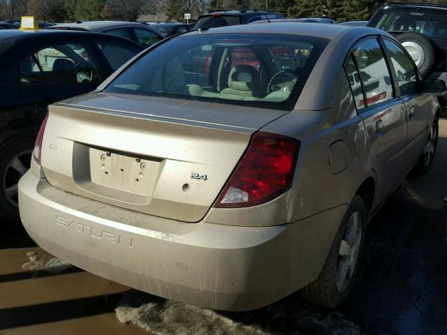 1G8AL55B76Z146719 - 2006 SATURN ION LEVEL TAN photo 4