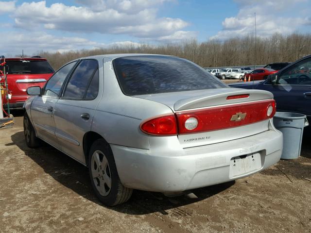 1G1JF52F847205976 - 2004 CHEVROLET CAVALIER L SILVER photo 3