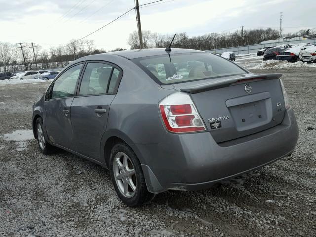 3N1AB61E77L658572 - 2007 NISSAN SENTRA 2.0 GRAY photo 3