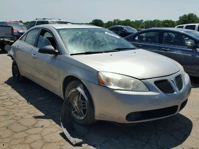 1G2ZF55B864176927 - 2006 PONTIAC G6 SE SILVER photo 1