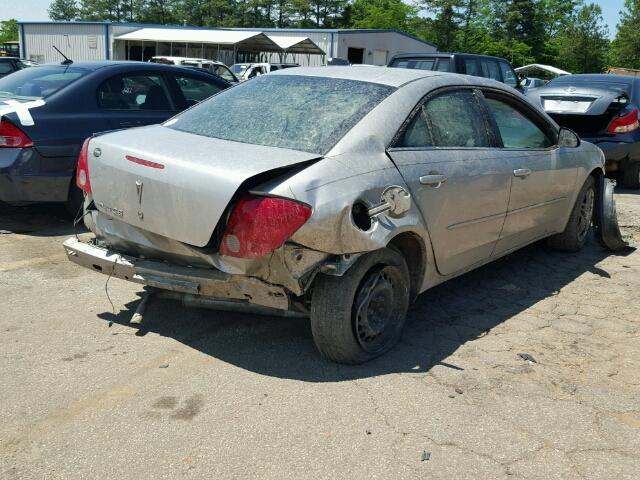 1G2ZF55B864176927 - 2006 PONTIAC G6 SE SILVER photo 4