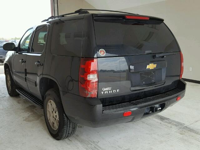 1GNSCAE04DR156677 - 2013 CHEVROLET TAHOE C150 BLACK photo 3