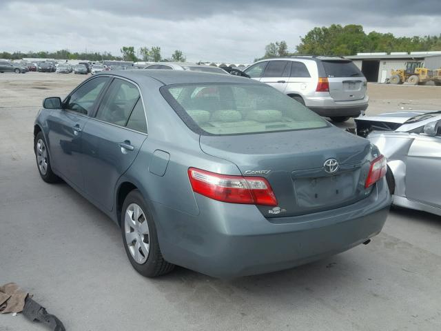 4T1BE46K27U564709 - 2007 TOYOTA CAMRY GREEN photo 3