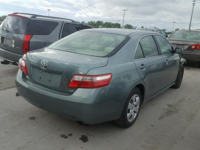 4T1BE46K27U564709 - 2007 TOYOTA CAMRY GREEN photo 4