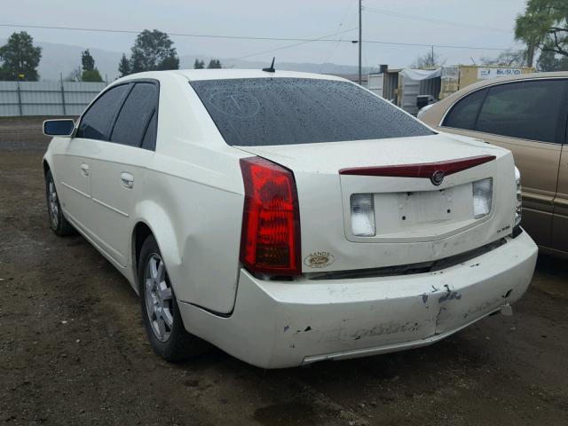 1G6DP577470176608 - 2007 CADILLAC CTS HI FEA WHITE photo 3