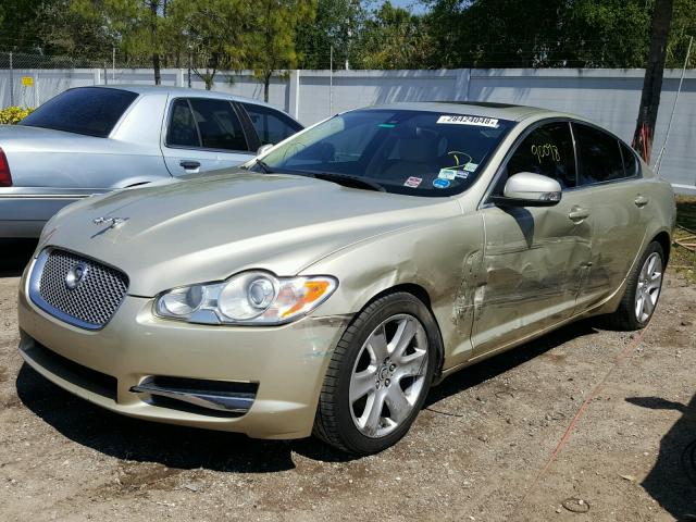 SAJWA05BX9HR36239 - 2009 JAGUAR XF LUXURY TAN photo 2