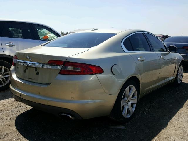 SAJWA05BX9HR36239 - 2009 JAGUAR XF LUXURY TAN photo 4