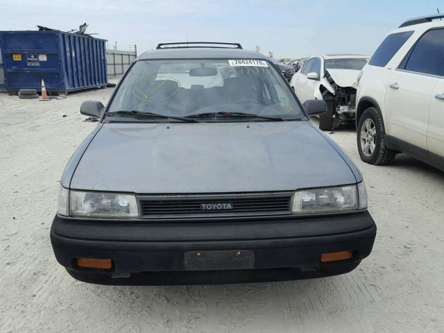 JT2AE92W0K3172096 - 1989 TOYOTA COROLLA DL GRAY photo 9