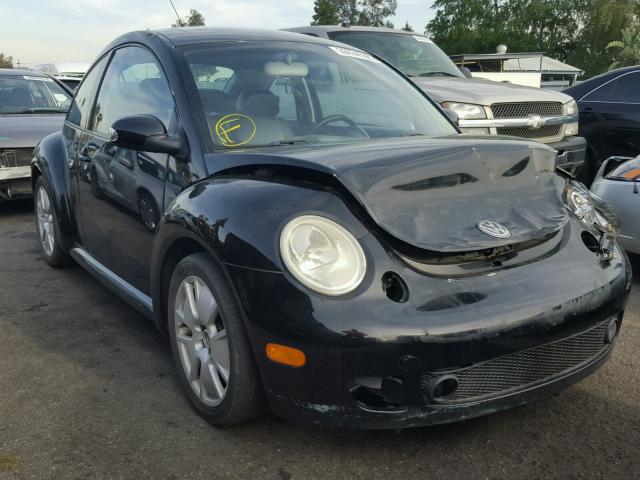 3VWFE21C93M444802 - 2003 VOLKSWAGEN NEW BEETLE BLACK photo 1