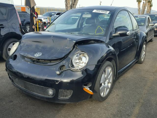 3VWFE21C93M444802 - 2003 VOLKSWAGEN NEW BEETLE BLACK photo 2