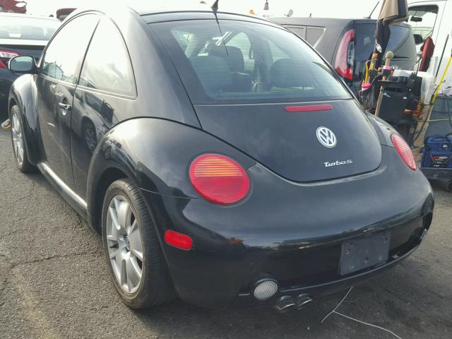 3VWFE21C93M444802 - 2003 VOLKSWAGEN NEW BEETLE 黑色 照片 3