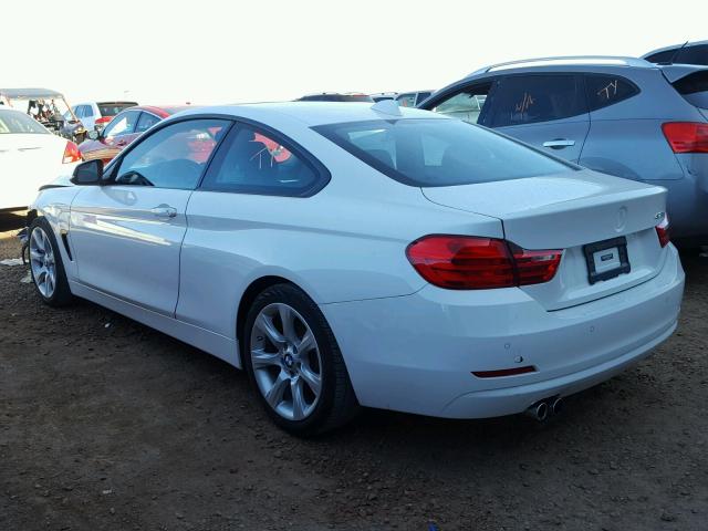 WBA3N7C52FK224623 - 2015 BMW 428 I WHITE photo 3